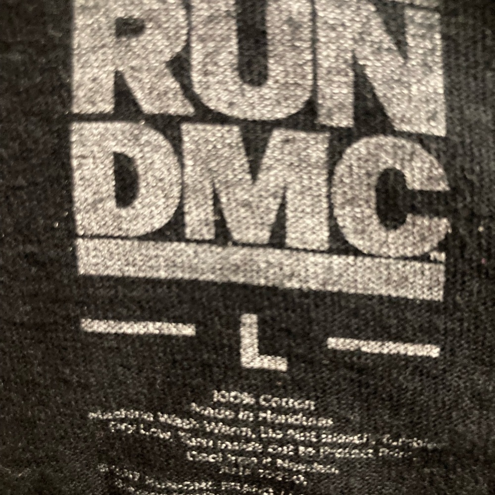 Men RUN DMC SpellOut LOGO T-SHIRT - Picture 3 of 3